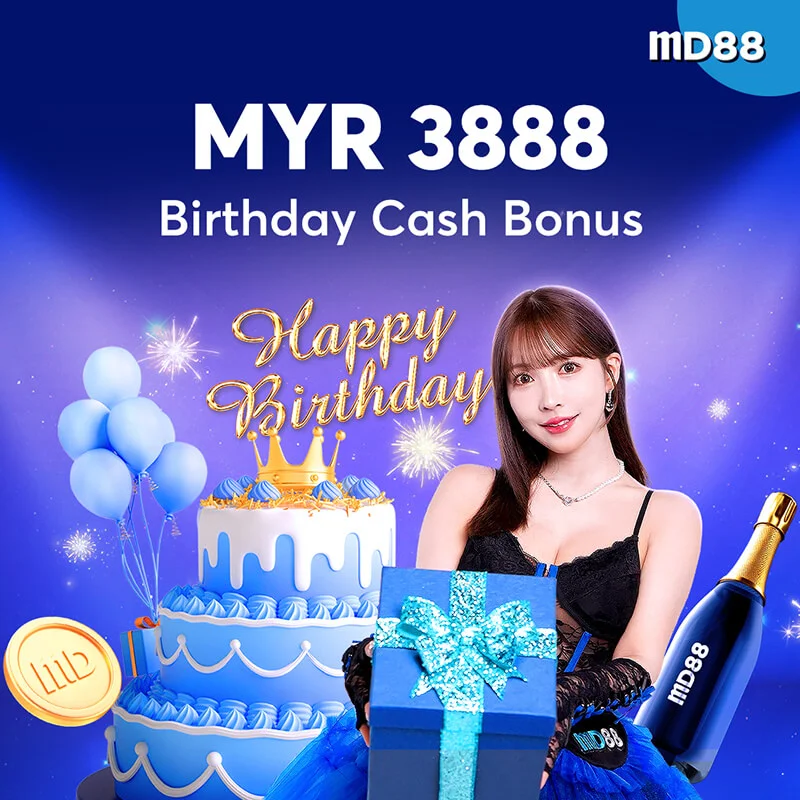 MD88 MYR 3,888 Birthday Cash Bonus banner