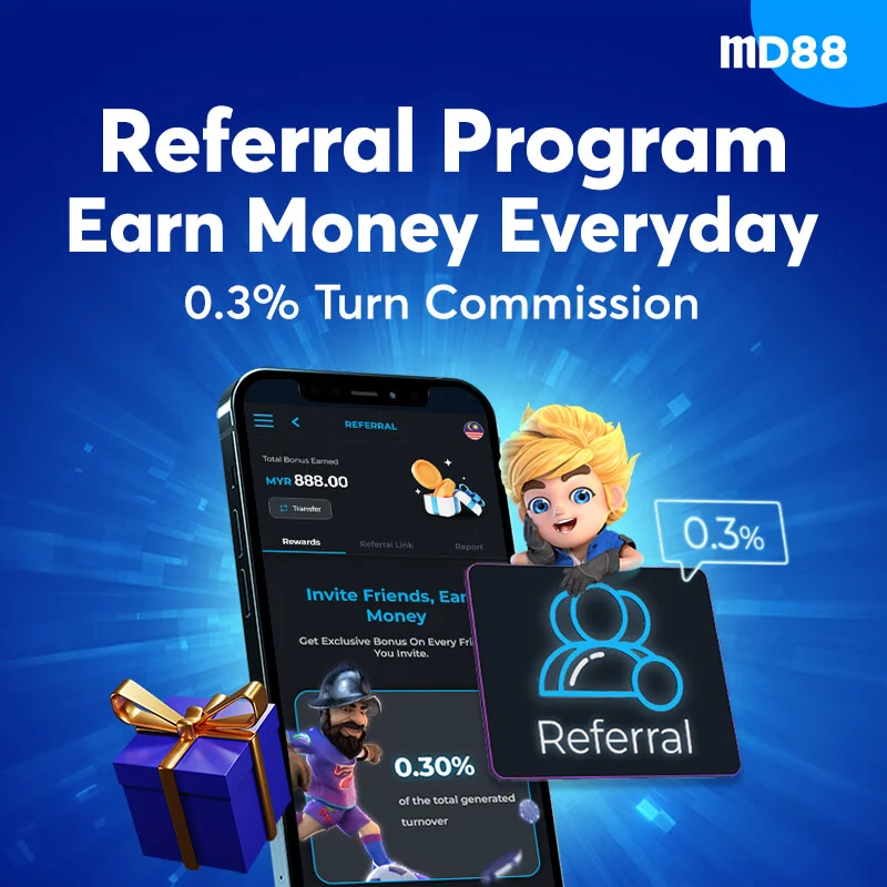 MD88 referral program banner