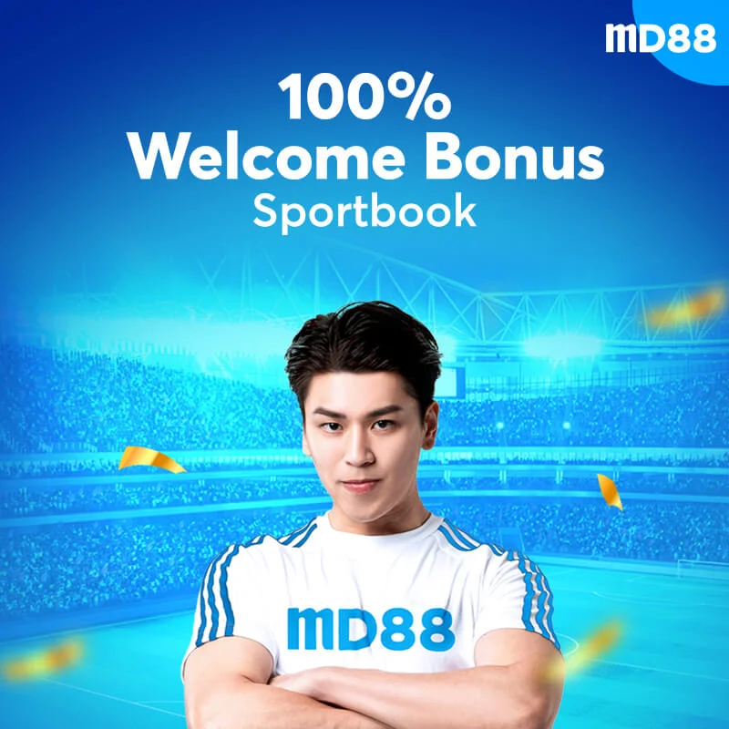 MD88 sportsbook 100% welcome bonus